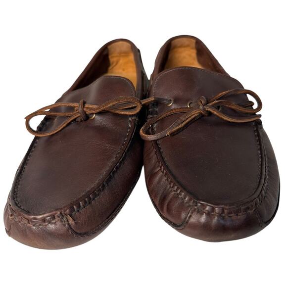 Cole Haan Grant Canoe Camp Moc Mens Sz 8 M Slip On Loafer Moro Brown Leather EUC - Picture 7 of 16